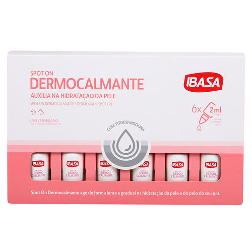 Dermocalmante Spot On Ibasa 2ml Kit com 6 Unidades