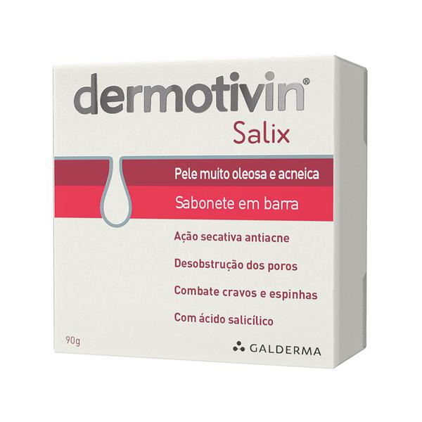 Dermotivin Salix Sabonete em Barra para Pele Acneica