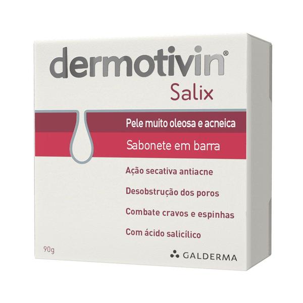 Dermotivin Salix Sabonete Facial Pele Oleosa ou Acnéica 90g