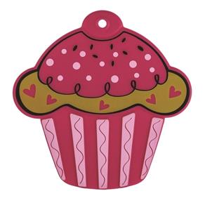Descanso de Panela Silicone Cuisine Cupcake Rosa Mart 2618