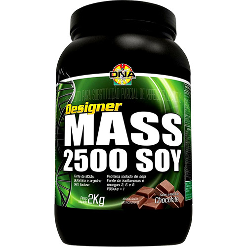 Designer Mass Soy 2500 (2kg) Chocolate - D.N.A
