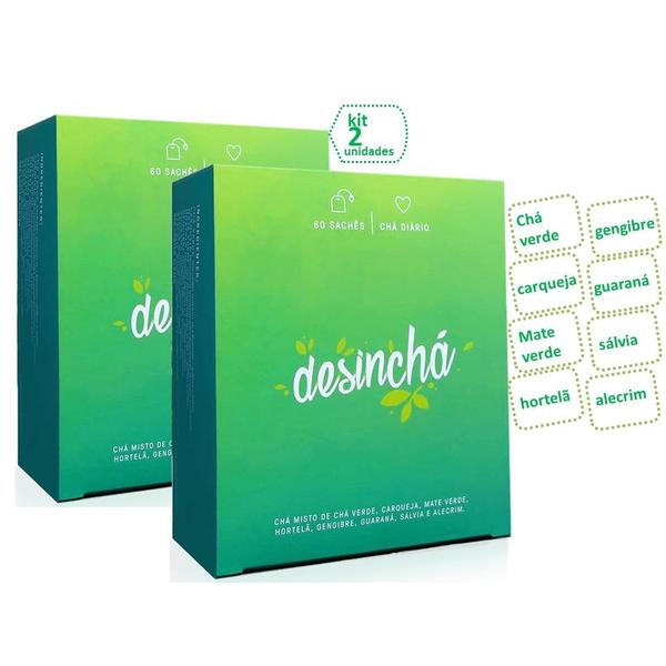 Desincha 60 Sachês ( Kit 2 Unidades )