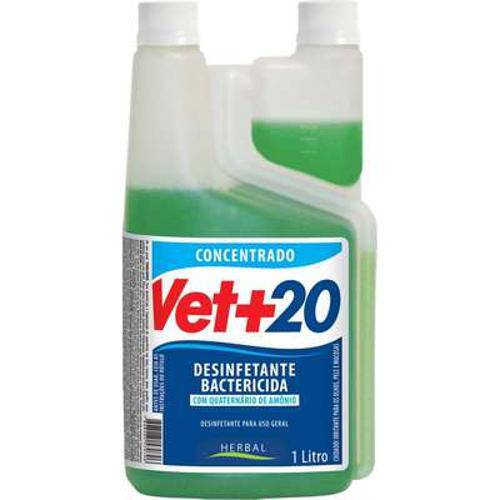 Desinfetante Bactericida Vet + 20 Concentrado - 1 Litro