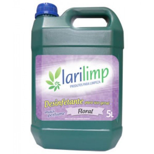 Desinfetante Floral para Limpeza - Larilimp Galão C/5 Litros