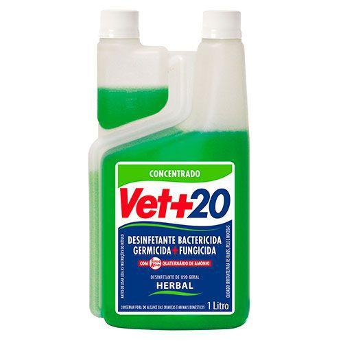 Desinfetante Vet+20 Herbal Bactericida - 1L
