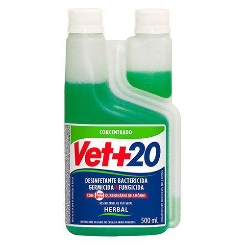 Desinfetante Vet+20 Herbal Bactericida - 500ml