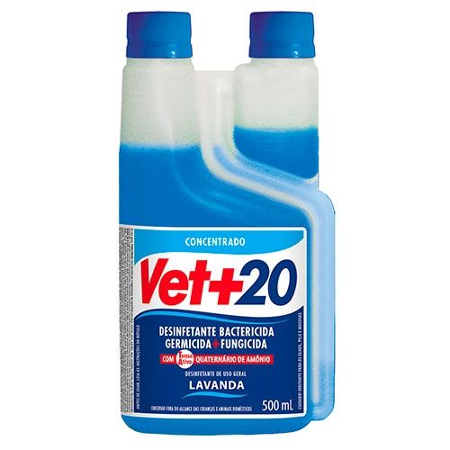 Desinfetante Vet+20 Lavanda Bactericida - 500ml