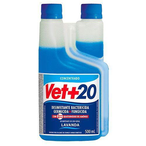 Desinfetante Vet+20 Lavanda Bactericida - 500ml