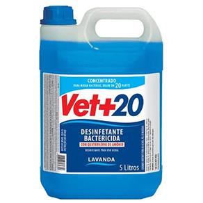 Desinfetante Vet+20 Lavanda Bactericida - 5L