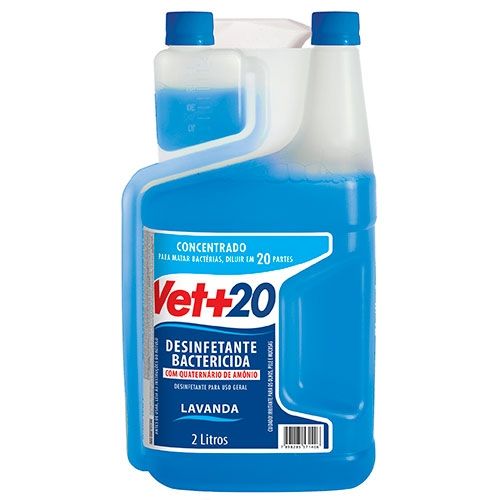 Desinfetante Vet+20 Lavanda Bactericida 2l
