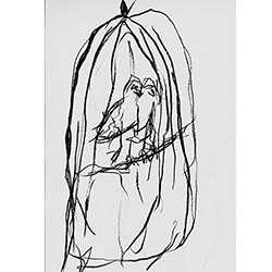 Tudo sobre 'Desire - Naiah Mendonça - Desenho (42 X 29,5cm)'
