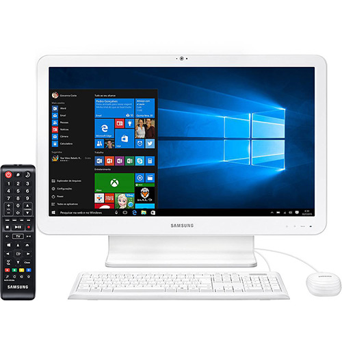 Desktop AIO E3 TV Intel Core 7 I3 4GB 500GB Led Full Hd 21.5'' W10 Branco - Samsung