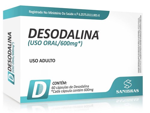 Desodalina 600mg 60 Caps Sanibras - Power Supplements
