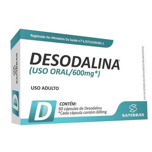 Desodalina 600mg 60ccps - Power Suplements
