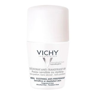 Desodorante 48H Vichy - Desodorante Roll-On para Peles Muito Sensíveis ou Depiladas 50ml
