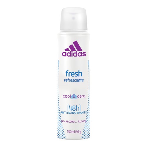 Desodorante Adidas For Women Fresh Aerosol Antitranspirante 48h com 150ml