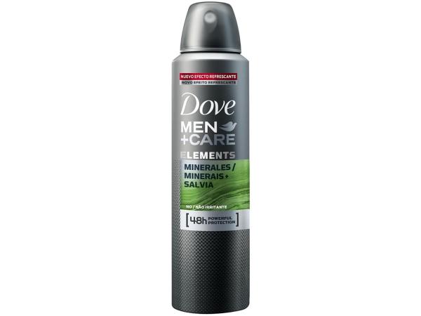 Tudo sobre 'Desodorante Aerosol Antitranspirante Masculino - Dove Men+Care Minerais e Sálvia 150ml'