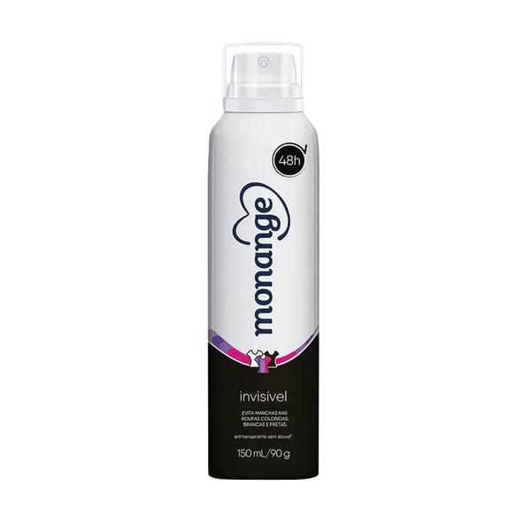 Desodorante Aerosol Antitranspirante - Monange Invisível