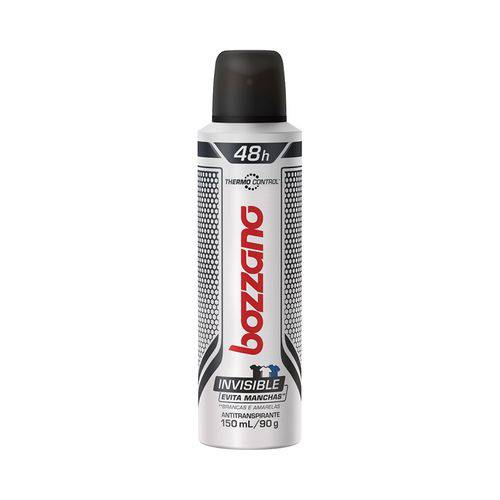 Tudo sobre 'Desodorante Aerosol Bozzano Invisible 48H - Evita Manchas 150Ml'