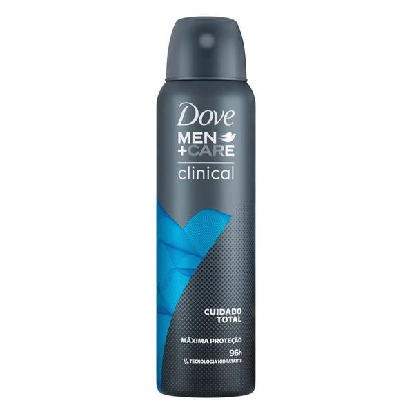 Desodorante Aerosol Dove Clinical Cuidado Total Men 150ml/91g