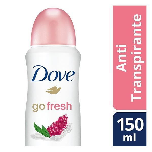 Desodorante Aerosol Dove Go Fresh Romã 150ml/89g