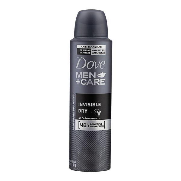 Desodorante Aerosol Dove Men+Care Invisible Dry 150ml Antitranspirante