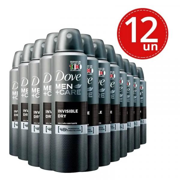 Desodorante Aerosol Dove Men Invisible Dry 89g/150ml Leve 12 Pague 8