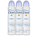 Desodorante Aerosol Dove Original 3 Unidades