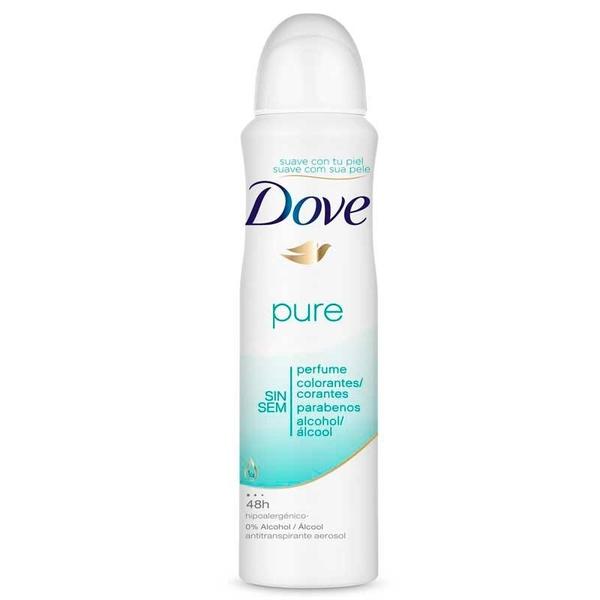 Desodorante Aerosol Dove Pure 89g/150ml
