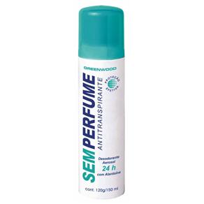 Desodorante Aerosol Greenwood Sem Perfume Antitranspirante