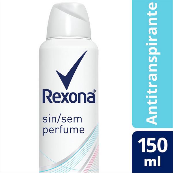 Desodorante Aerosol Rexona Feminino Sem Perfume 90g