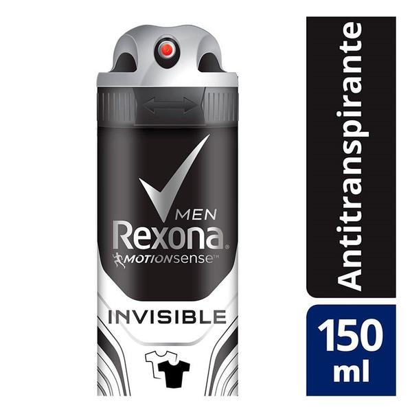 Desodorante Aerosol Rexona Invisible 90g/150ml