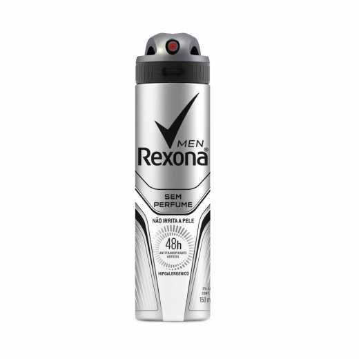 Desodorante Aerosol Rexona Men Sem Perfume 150mL
