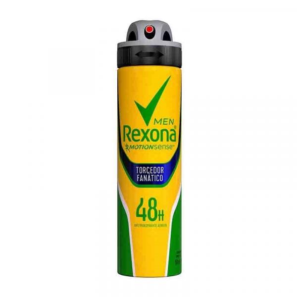 Desodorante Aerosol Rexona Men Torcedor Fanático 150ml/90g