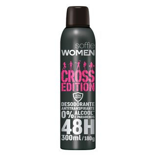 Desodorante Aerosol Soffie Feminino - Cross Edition Women 300ml