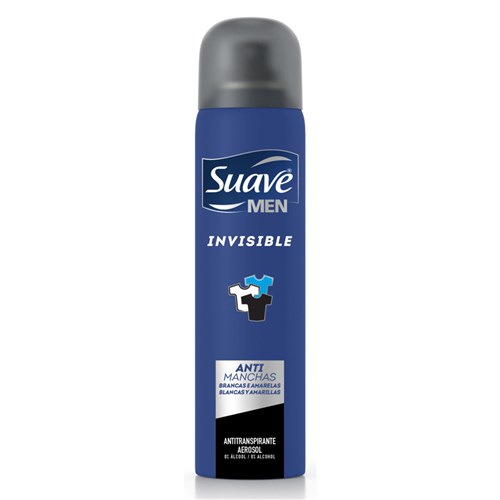 Desodorante Aerosol Suave Masculino Invisible 150Ml