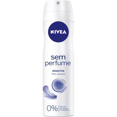 Desodorante Aerosol Nivea Feminino Sensitive Pure 91g