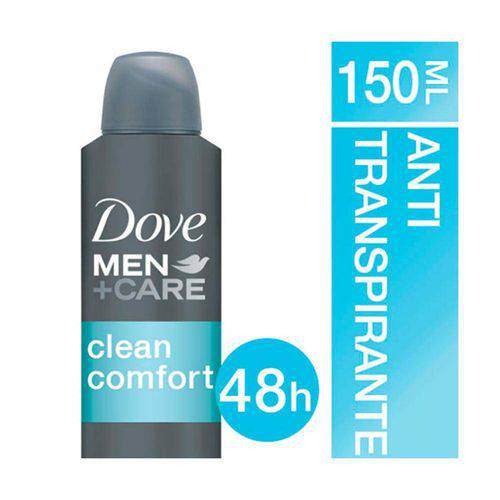 Tudo sobre 'Desodorante Antitranspirante Aerosol Dove Men+Care Clean Comfort'