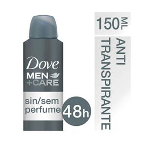 Desodorante Antitranspirante Aerosol Dove MEN+CARE Sem Perfume - 150ml