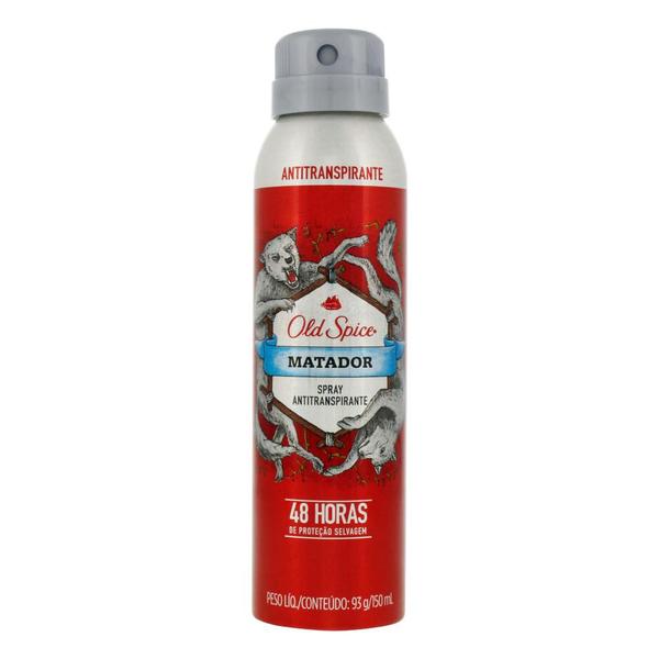 Desodorante Antitranspirante Aerosol Old Spice Matador 150ML