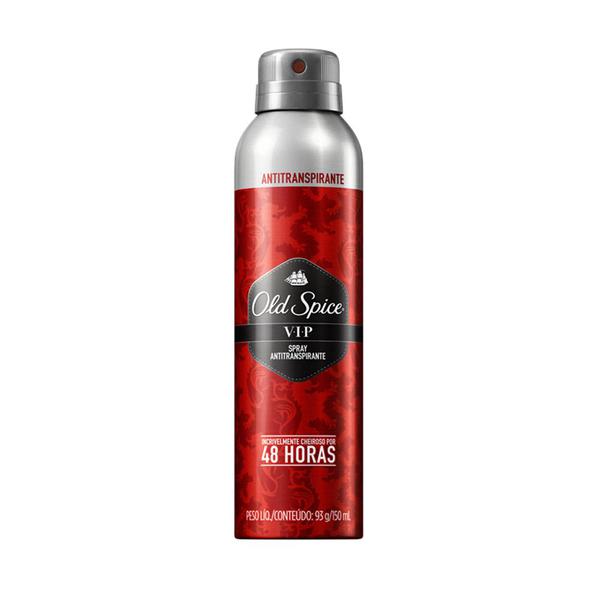 Desodorante Antitranspirante Aerosol Old Spice Vip 150ML