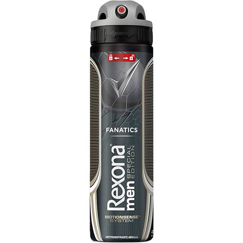 Tamanhos, Medidas e Dimensões do produto Desodorante Antitranspirante Aerosol Rexona Men Fanatics Special Edition 150ml