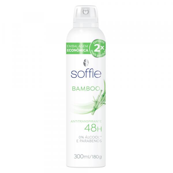 Desodorante Antitranspirante Aerossol Soffie Feminino - Bamboo