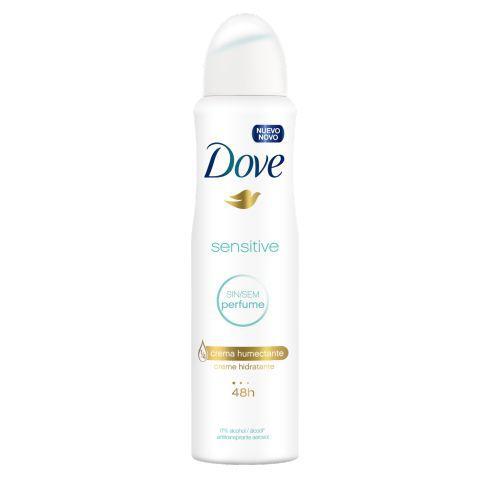 Desodorante Antitranspirante Dove Aerosol Sensitive 150ml