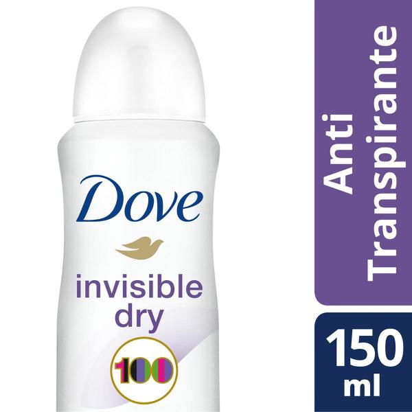 Desodorante Antitranspirante Dove Invisible Dry Aerosol 150ml
