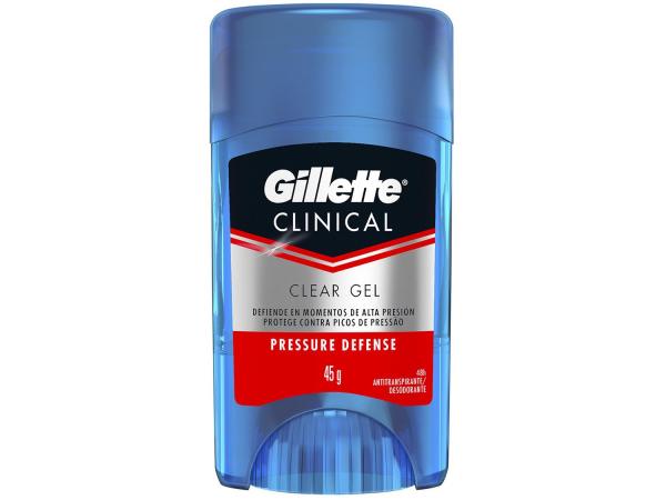 Tudo sobre 'Desodorante Antitranspirante Masculino Gillette - Clinical Clear Gel 45g'