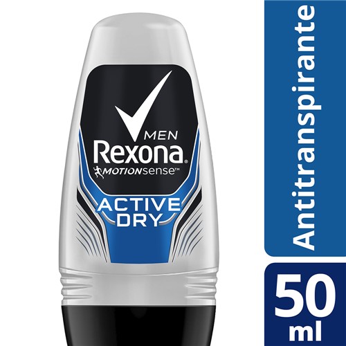 Desodorante Antitranspirante Rexona Men Active Roll-on com 50ml