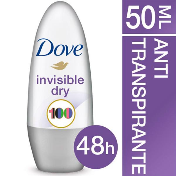 Desodorante Antitranspirante Roll-on Dove Invisible Dry