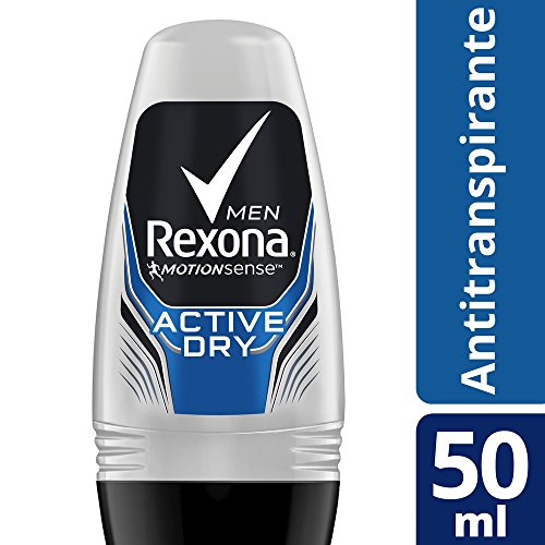 Desodorante Antitranspirante Roll On Men Active 50 Ml, Rexona