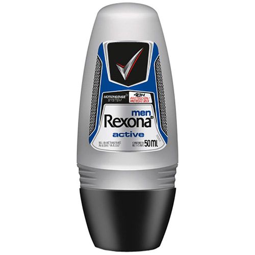 Desodorante Antitranspirante Roll-on Rexona Men Active 50ml Desodorante Antitranspirante Roll On Rexona Men Active 50ML